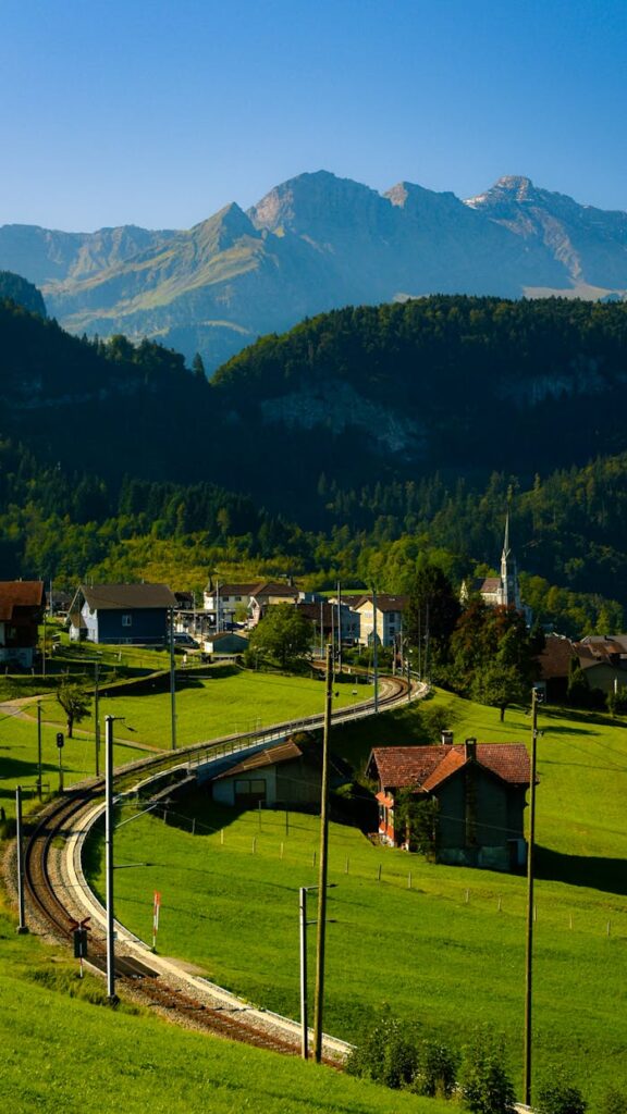 Railway Line in Lungern